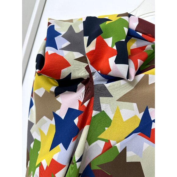 Akris Kinderstern Star Silk Top Rainbow Blouse Oversized Imi Knoebel Geo 12 - Picture 11 of 12